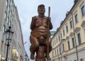 Golden Trump Statue Appears at European Parliament in Strasbourg
