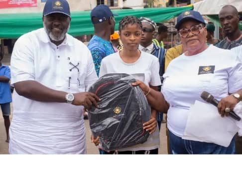 Aibana Foundation Gifts Community Food Items, School Bags, NECO Exams, Others