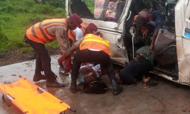 Nine Killed in Ijebu-Ode Crash as FRSC Blames Speeding on Wet Road