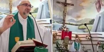 Catholic Priest Dies as Massive Crucifix Falls on Him During Mass