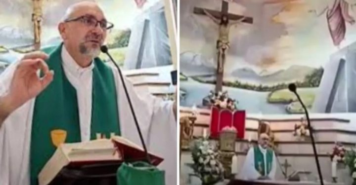 Catholic Priest Dies as Massive Crucifix Falls on Him During Mass