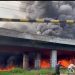 Panic as Tanker Falls Off Otedola Bridge, Erupts in Massive Fireball